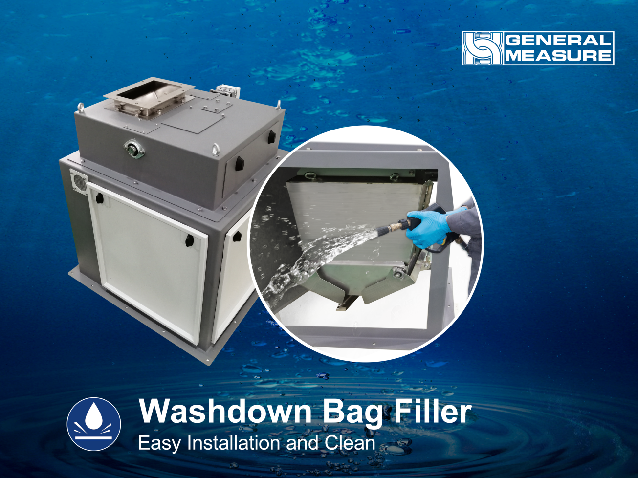 GM Washdown Bag Filler for Harsh Environment